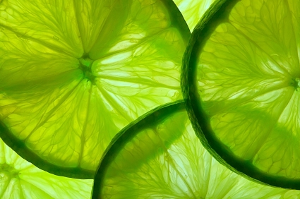 slices of lime